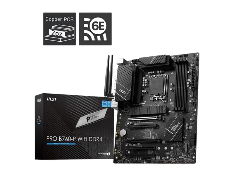 MSI Pro B760-P Wifi D4 1700P Hdmi Dp