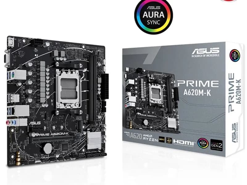 Asus Prime A620M-K AM5 Ryzen Vga Hdmi