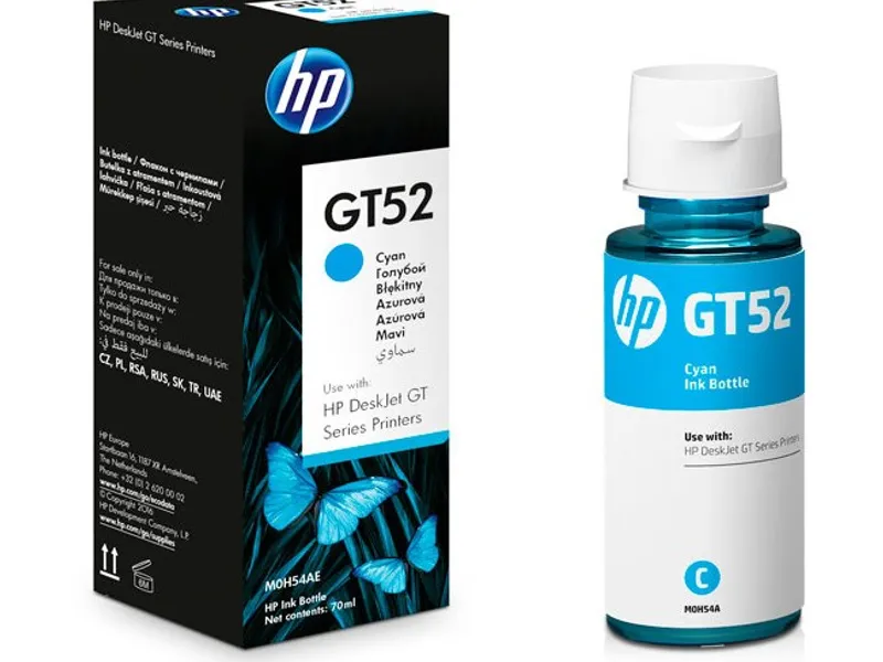 HP M0H54AE Mavi Renkli Mürekkep Kartuş (GT52)