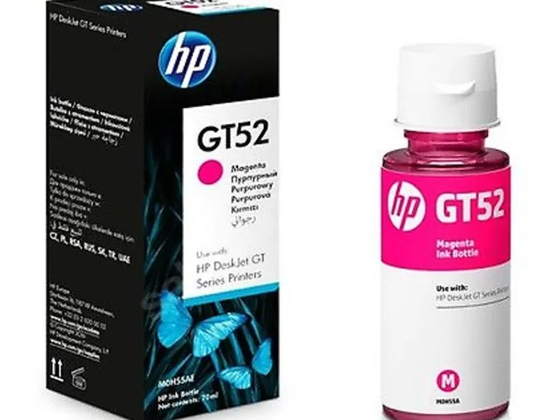 HP M0H55AE Kırmızı Renkli Mürekkep Kartuş (GT52)