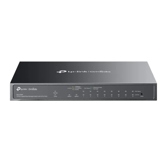 Tp-Link omada ES210GMP 10 Port Gbit 8 Poe+ Switch